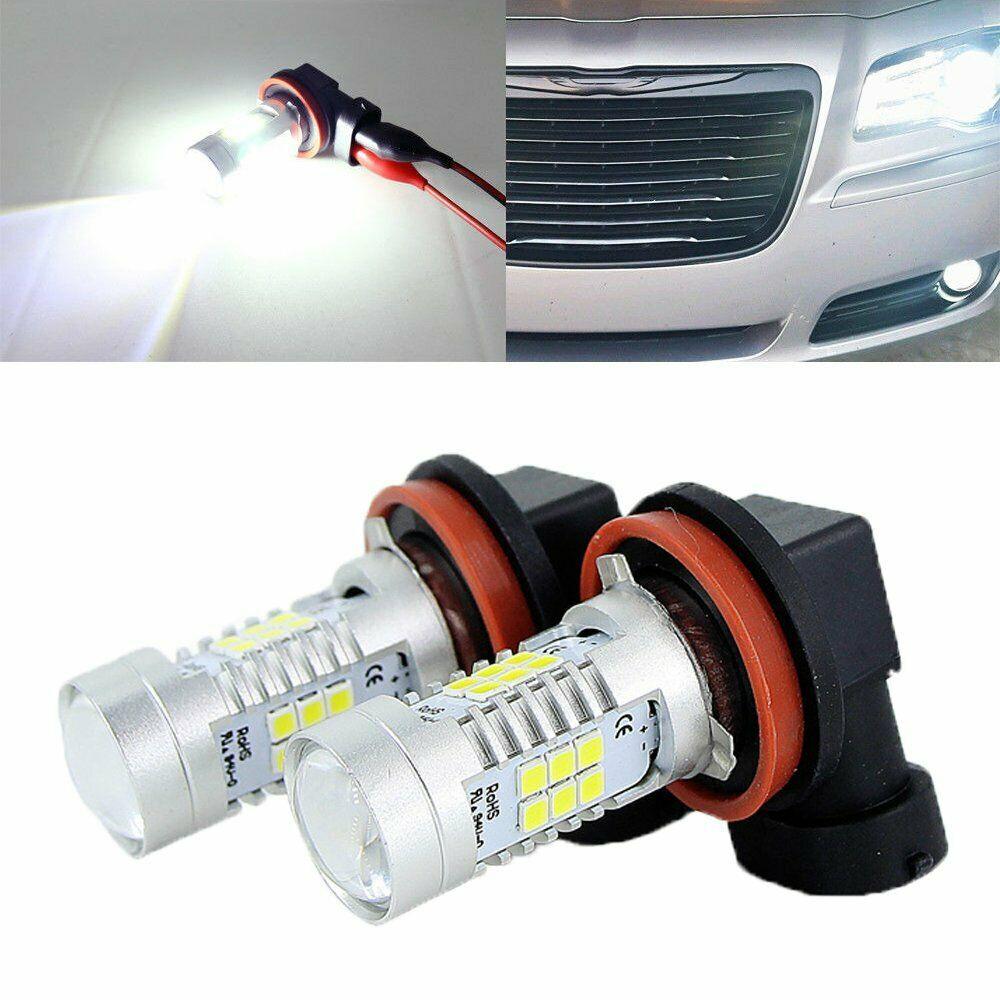 2pcs LED Fog Light Bulb H8 H9 H11 Fog Light Bulb 6000K White High Power 200W Lamps