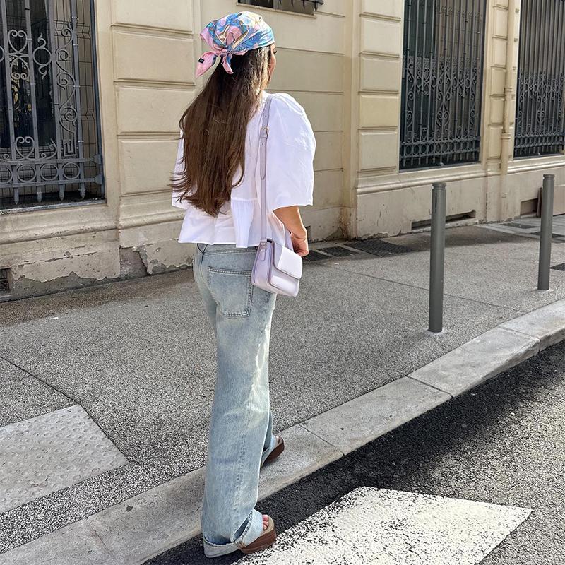 Рубашки на шнуровке с леопардовым принтом, женские, свободные, с рукавами-фонариками, короткая блузка, большой размер, повседневный топ с круглым вырезом, летняя, новая мода