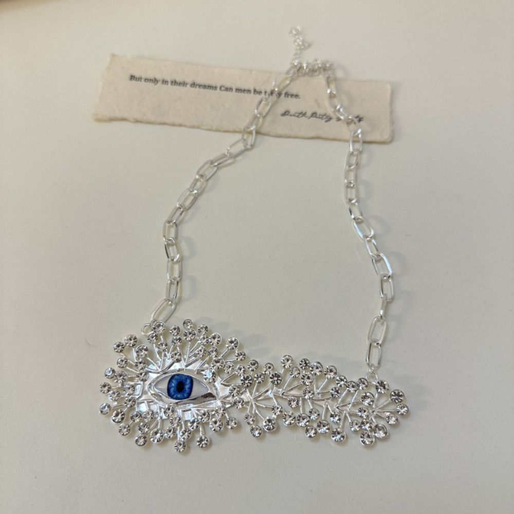 Брендовое Модное Колье-Заявление Великолепное Массивное Колье Показать Глаз Подвеска Брошь Заявление