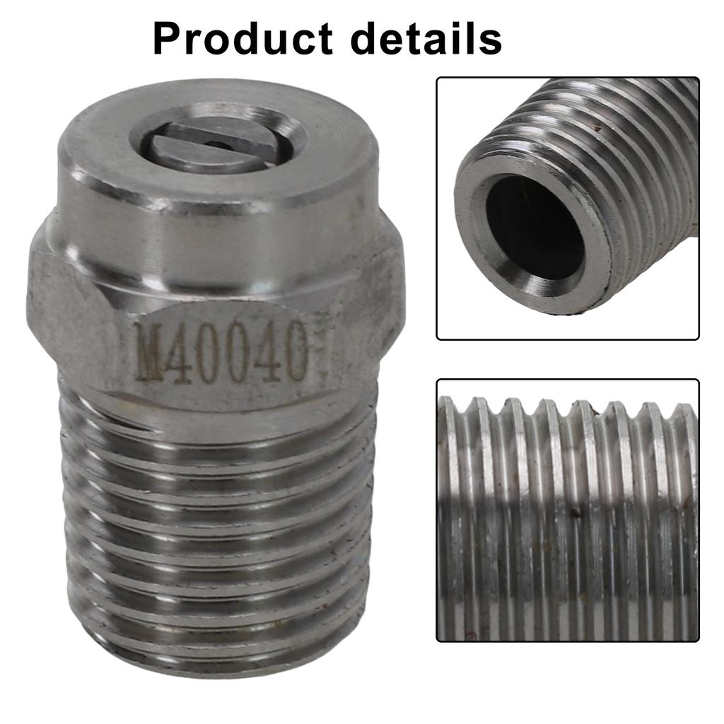 1/4" Мойка высокого давления Насадка Мойка Нержавеющая сталь Распылительная веерная насадка Наконечники Головка Вращающаяся Турбо 0° 15° 25° 40° Размер