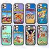 The Flintston Es Cartoon Phone Case For Iphone 16 15 14 13 12 11 Pro Max Plus Shockproof TPU+PC Hard Case
