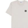 STONE ISLAND Мужская однотонная футболка с коротким рукавом и круглым вырезом L1S152100027S0013-V0061