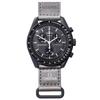 Часы OMEGA × SWATCH Mercury - Сотрудничество Omega x Swatch, Оригинал, В комплекте с коробкой и пакетом для покупок, Модель Speedmaster, Миссия, Водонепроницаемые,