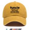 pc pcs Funcle Baseball Cap for Unisex  Women Adjustable Snapback Hat with Fun Text Print  funcle Lettering Lightweight Brea
