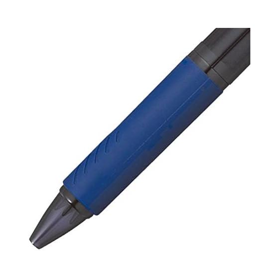 Шариковая ручка Mitsubishi Pencil 3 цвета Jet Stream 0.7 прозрачный темно-синий легко писать SXE340007T.9
