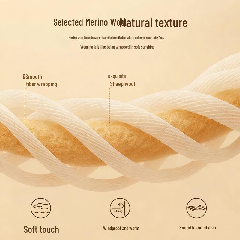 Handu Yishe Пальто премиум-класса из шерсти в стиле Майяр с двусторонним лацканом