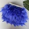 Пушистая отделка из перьев индейки, бахрома, лента 10 метров, перо марабу на тесьме, бахрома, швейная отделка, DIY, украшение для одежды, платья