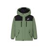 Down Jacket Comfortable Hooded Zipper Kids Jackets Deep-Olive NY2442051GS-001