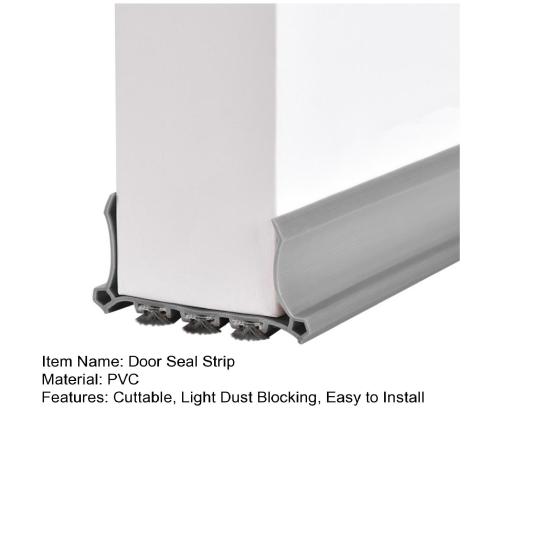 1М Уплотнительная лента для низа двери Подметание под дверью Уплотнитель от непогоды Свето-шумоизоляция Пылезащита Ветрозащита Стопор для двери Лента-заполнитель зазора под дверью