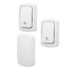 Self Powered Doorbell Set 2 Transmitter Long Range 38 Ringtones Battery Free for Home Villa AC