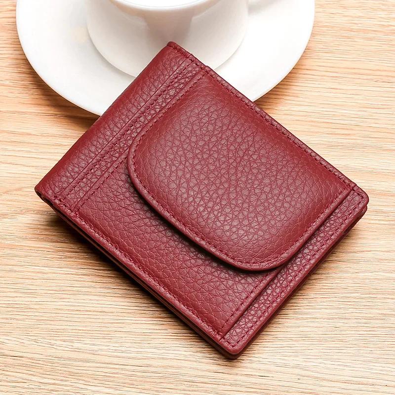 Маленький держатель для монет, мини-сумка для денег, портативный клатч, новые мужские кошельки из натуральной кожи, мужские кошельки из воловьей кожи