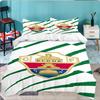 3PCS Football Elche Crest Design Bedding set,Ideal for1pc Duvet Cover And 2pcs Pillowcases Perfect for Christmas gift,Ideal for Bedroom, Dormitory
