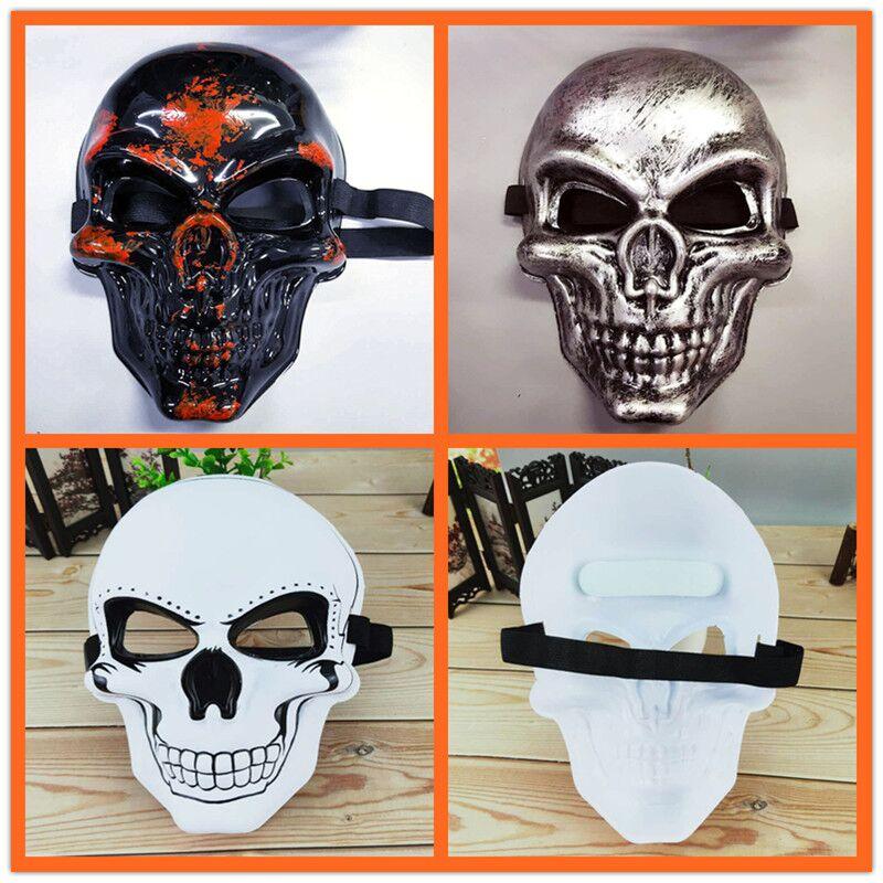 Halloween Horror Mask White Skull Masquerade Holiday Party Performance Mask