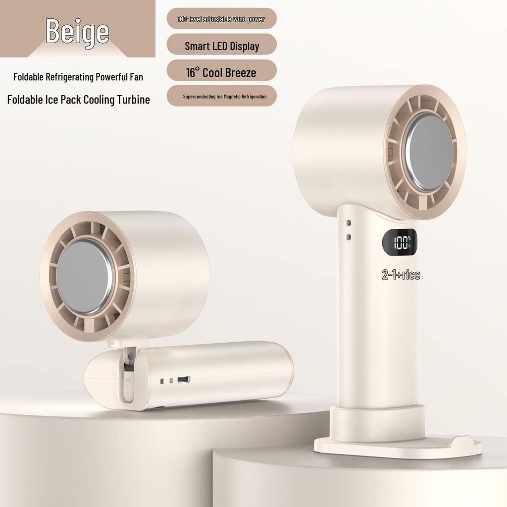 T11 High-Speed Portable Handheld Fan – USB Rechargeable, Long Battery Life, Turbine Design for Outdoor Use.