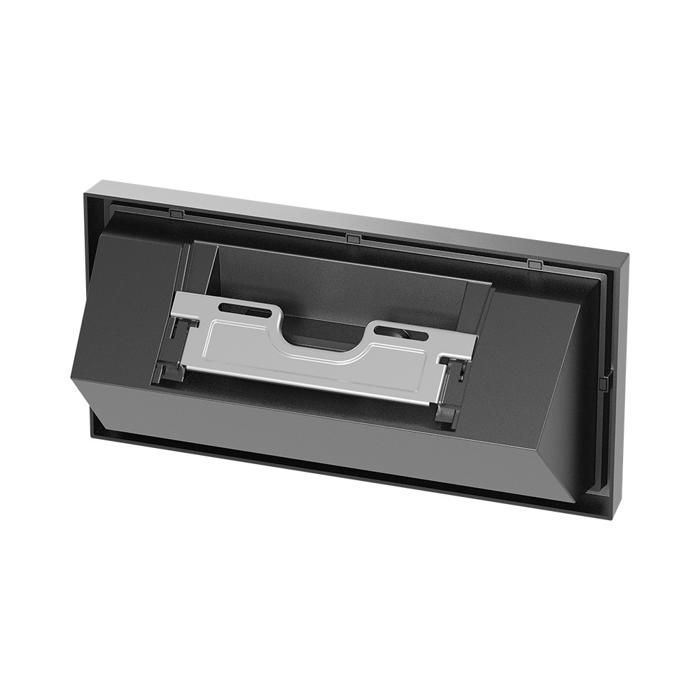 Applique LED extérieur Braytron 20W 2000lm 3en1 Noir IP65