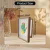 Family Handprint Photo Frame DIY Craft Keepsake Home Wood Picture for Couple