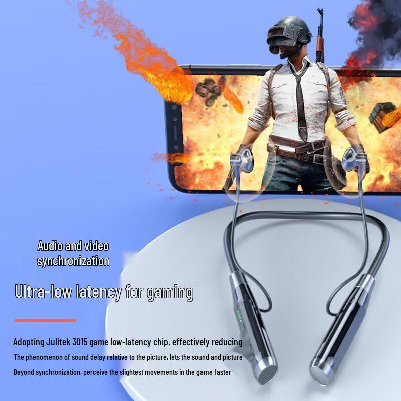 OKSJ A12 Wireless Neckband Bluetooth Headset