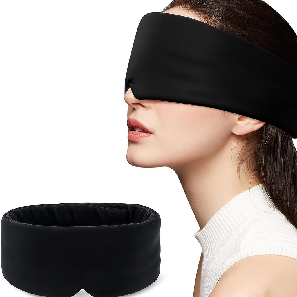 Маска для сна, маска для сна, блокирующая свет повязка на глаза, тени для век, большие чехлы для глаз для путешествий
