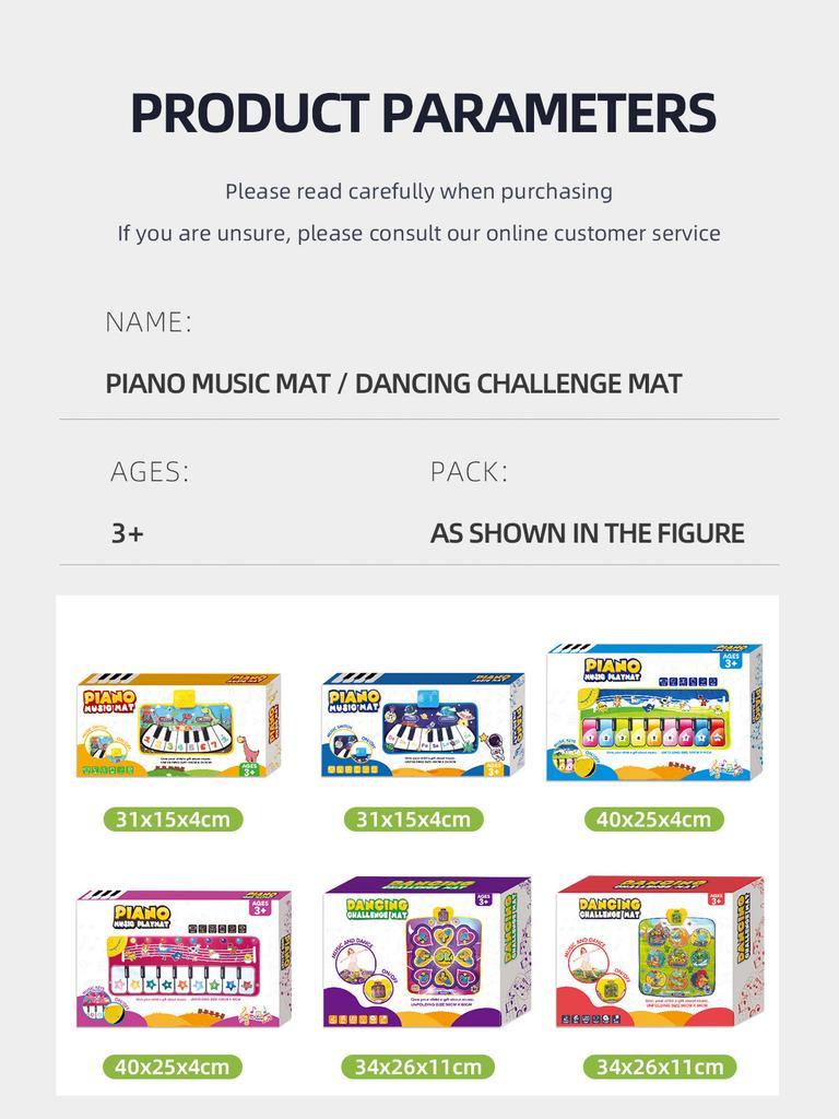 Дошкольное Детское Музыкальное Танцевальное Одеяло Игрушка Раннее Образование Подарок Детская Фортепианная Клавиатура Коврик Игрушка