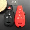 Силиконовый чехол-брелок ZAD для Jeep Grand Cherokee Compass Patriot для Fiat Chrysler 300 для Dodge JCUV Ddart Автостайлинг