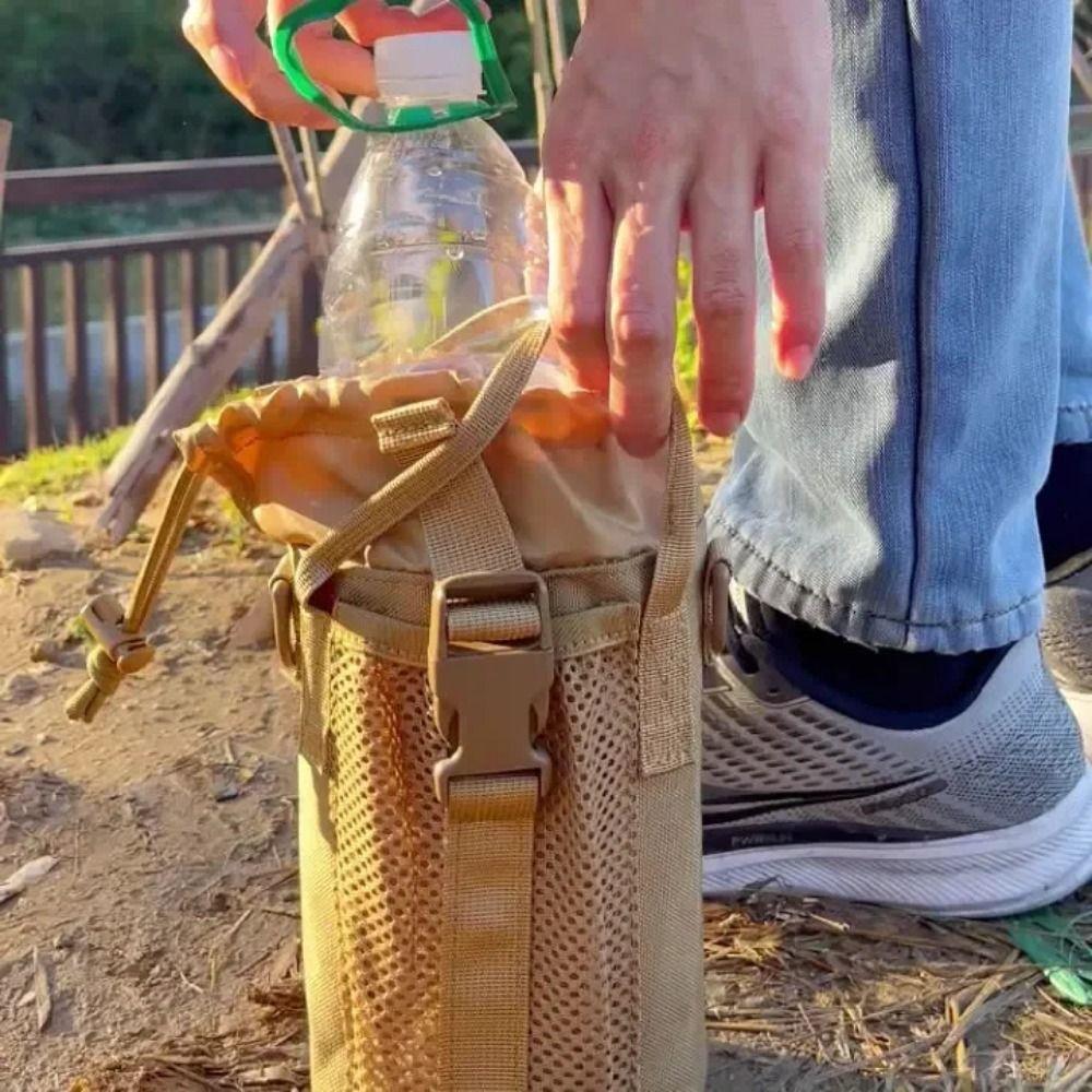 Сумка через плечо Molle для бутылки с водой Сумка-переноска для чайника на шнурке Альпинистская сумка