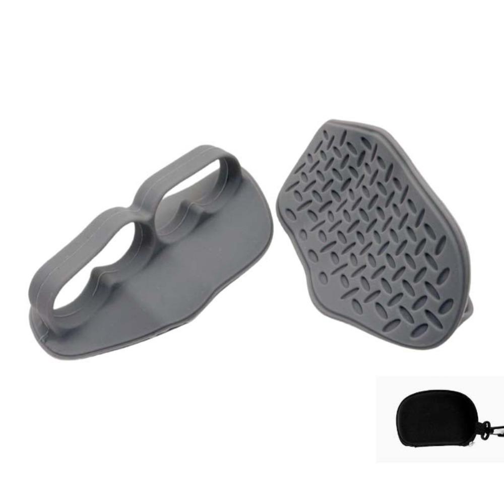 1 Pair Anti-slip Grip Strength Trainer Double Hole Training Hand Guard  Men Women