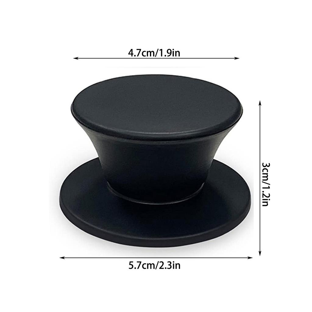 Set of 4 Durable Silicone Pans Cover Silicone Pots Lid Knob Convenient Grip Kitchen Accessories for Cooking Enthusiasts