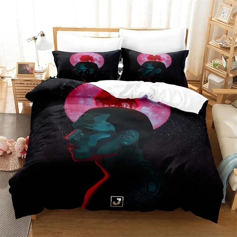 3D Print Chris Brown Bedding CollectionDuvet Cover Comforter Bed Collection Quilt Cover PillowcaseKing Queen Twin Size Boys Girls Adults