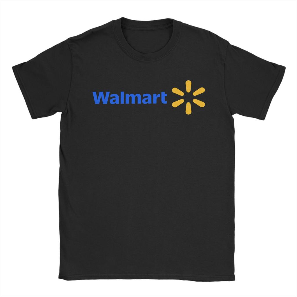 Летняя футболка Walmart Закат Харадзюку Хлопковая футболка с круглым вырезом Свободный топ Футболки с коротким рукавом Смешная футболка
