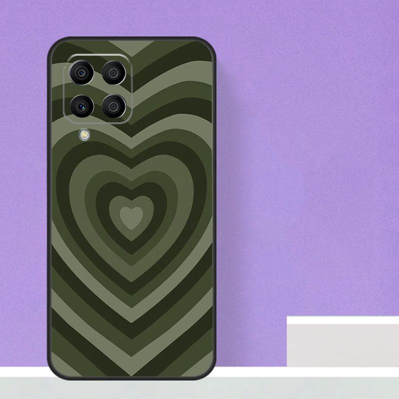 Красочный сердечный круг любовь для Samsung Galaxy M55 M15 M13 M33 M53 M20 M30s M31s M12 M32 M52 M11 M51 M14 M34 M54 чехол