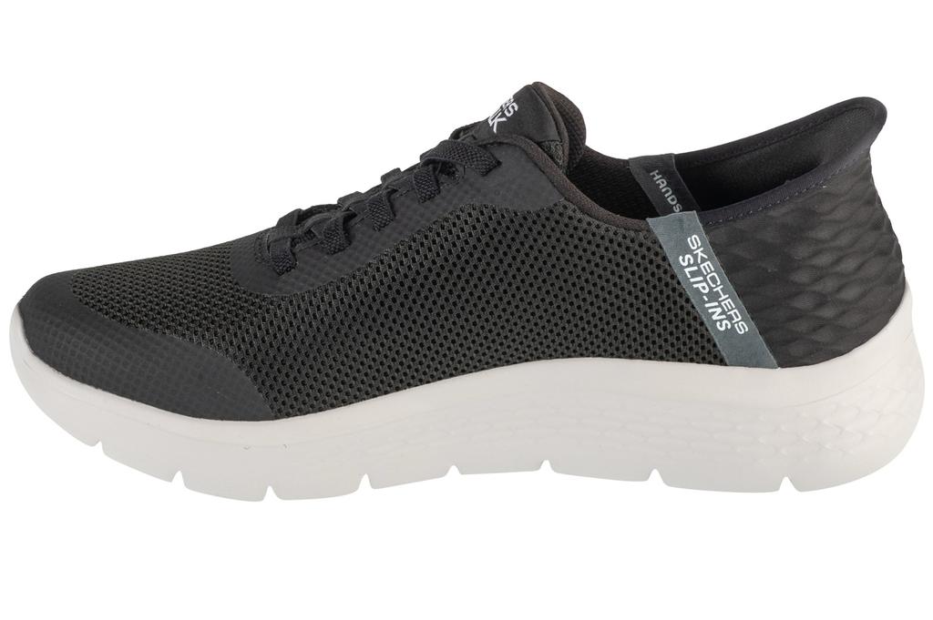 Skechers Slip-Ins: Go Walk Flex - Hands Up, Mens Black Sneakers