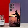 Чехол-футляр Hunter Man Fishing Dog для Samsung Galaxy S25 Ultra S9 S10 S20 S21 S22 Plus S23 Ultra S24 FE