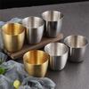 Korean Stainless Steel Beer Cups Household Metal Coffee Tea Milk Water Mug for Bar Kitchen Drinkware Handy Cups Tumbler