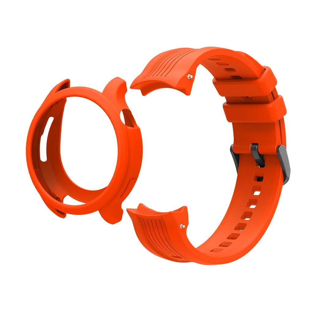 Силиконовый Ремешок+Чехол Для Amazfit Balance Регулируемый Спортивный Браслет Умные Часы Защита От Падений Царапин Браслет Набор Чехлов Для Часов Аксессуары