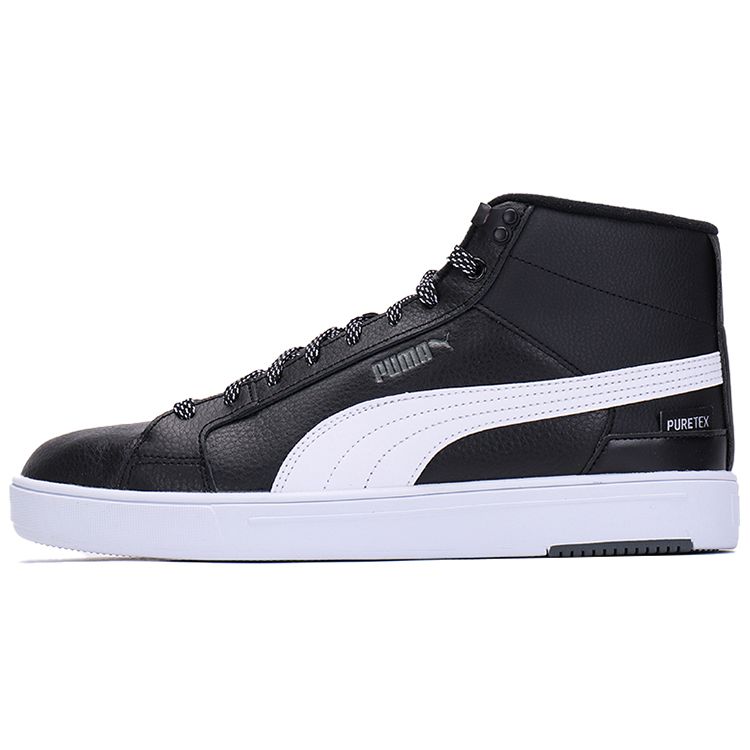 Puma Serve Pro Mid PURE-TEX Black White Unisex Sneakers Dark-Shadow 382096-04