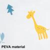 Moisture Proof Refrigerator Dust Cover Foldable PEVA Convenient Practical Refrigerator Cloth for Home