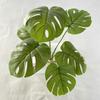 Realistic Leaf Monstera 7 Heads Greenery For Wedding Party Gifts Decor