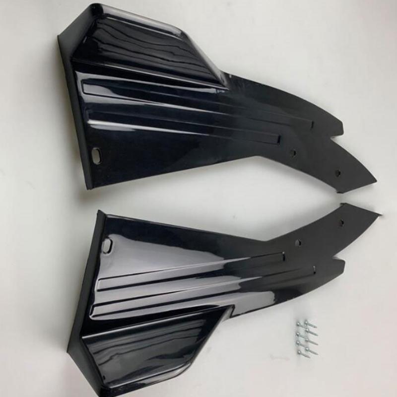 2 шт. Универсальный автомобильный задний бампер спойлер губа карбоновое волокно крыло отделка защита противоударный диффузор боковая юбка обертка угловой сплиттер