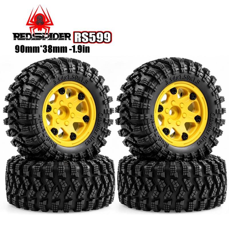 Off-Road Remote Control Car with 90mm Voodoo Tires & 1.9 Six-Spoke Plastic Wheels