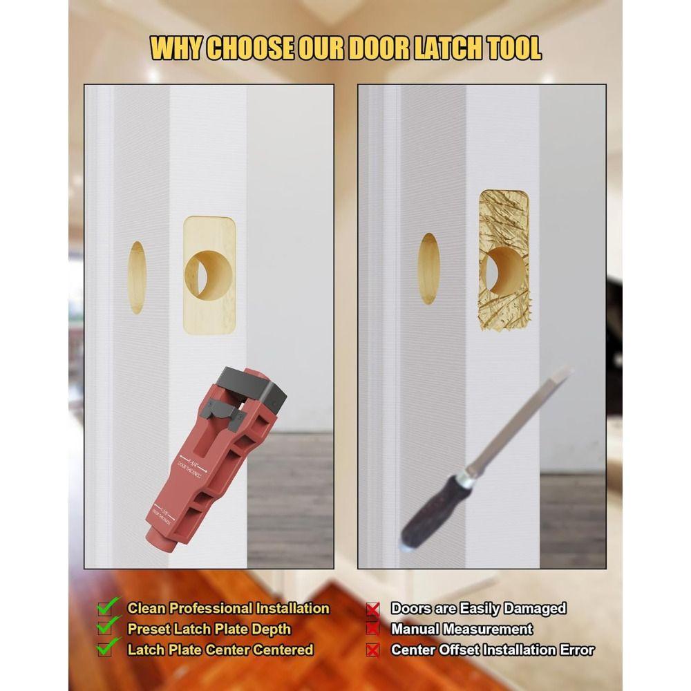 Woodworking Door Latch Mortise Tool Mortise Work Scoring Tool Carpentry Projects