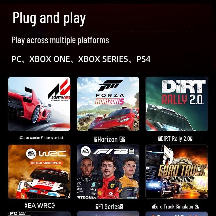 Игровой руль 8PXN V10PRO с прямым приводом и симуляцией обратной связи по усилию