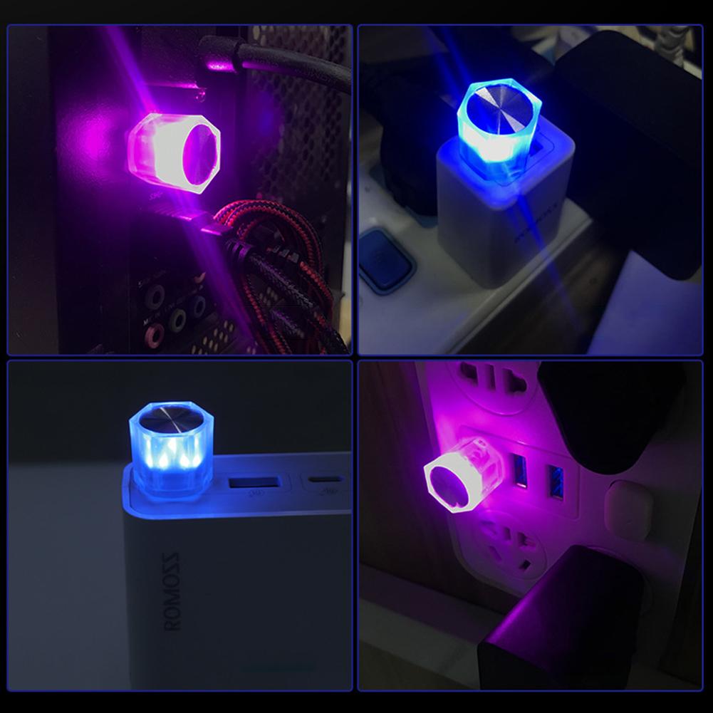 Автомобильный USB-светильник для салона автомобиля, атмосферное освещение, светодиодные фонари, автомобильная лампа для чтения, украшения, декоративные