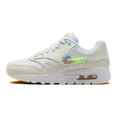 Кроссовки Air Max 1 SE GS Rainbow Lace Swoosh Kids кремово-белые Summit-White FN4782-100