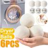 Reusable Wool Dryer Balls Clothes Softener Laundry Fleece Dryer Ball Kit Home Clothes Dryer Washing Machine
