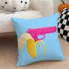 Creative Fruit Cushion Cover Natural Linen Double Sided Print  Throw Pillow Case for Sofa Couch Home Decor