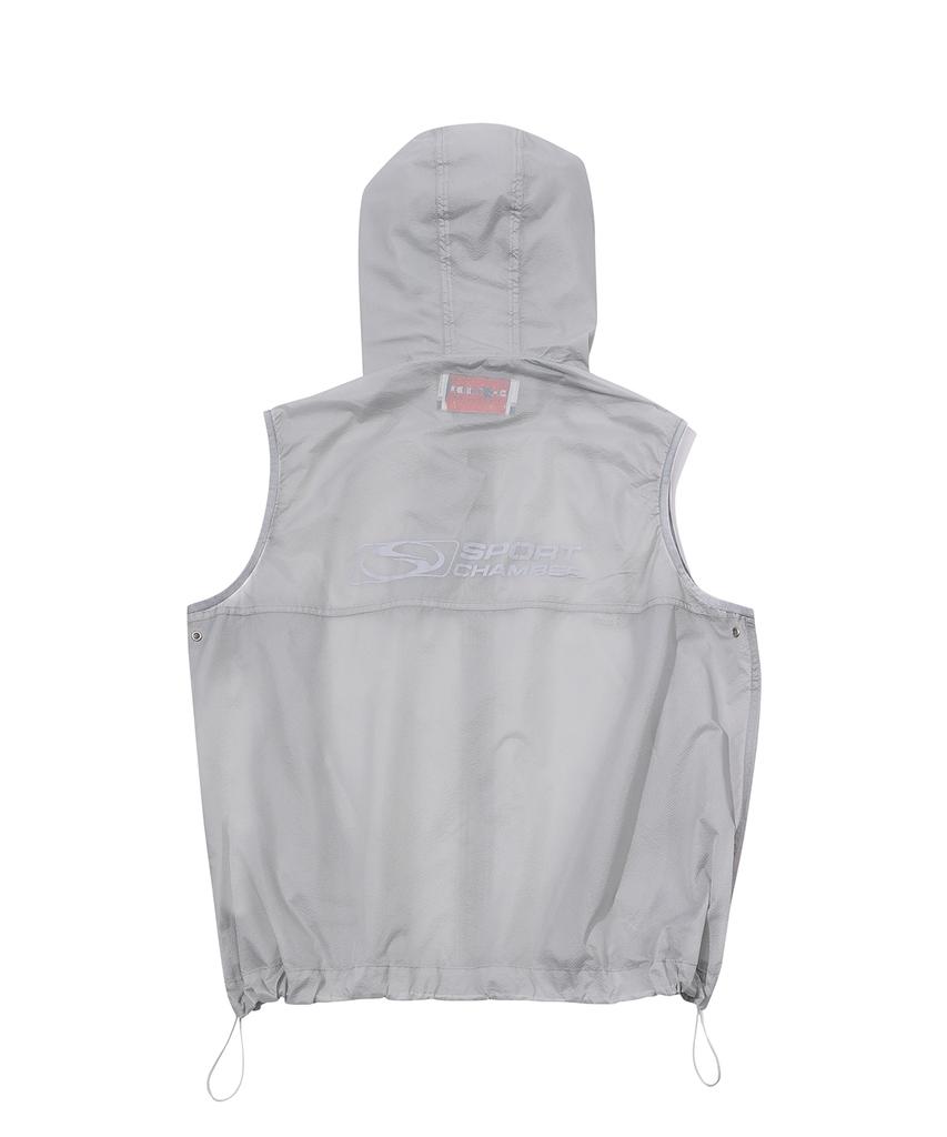 Спортивная жилетка с капюшоном Sport Chamber Sc Light Active (Светло-серый)