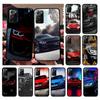Blue Red- Sport Car Phone Case for Samsung Note 20 Ultra 10 Pro Lite Plus 9 8 5 4 3 M 30s 11 51 31 31s 20 A7