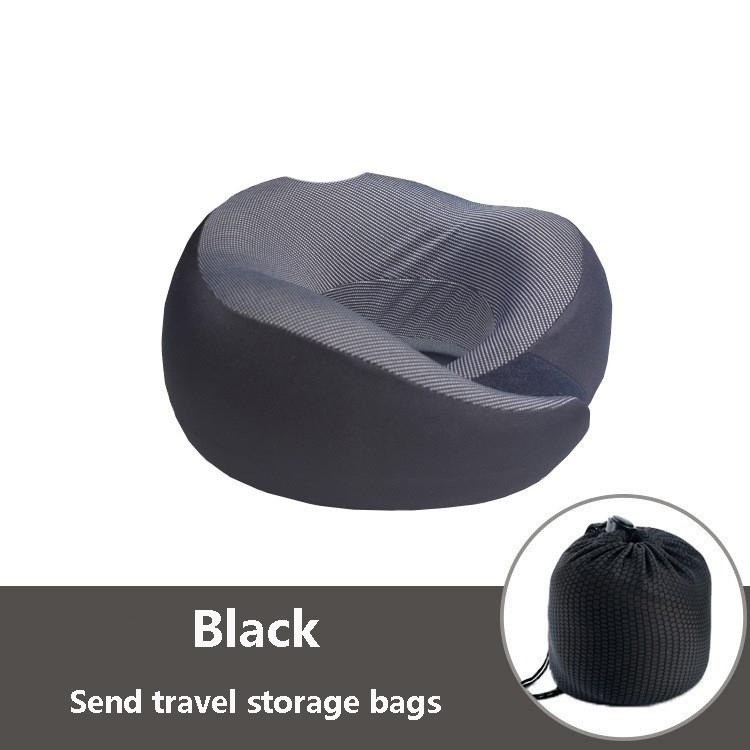 Memory Foam Travel Neck Pillow for Airplane & Car, Ergonomic U-Shape Design with Portable Storage Bag, Support for Office Nap