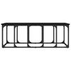  Coffee Table, Black, 100x50x35.5 Cm, Wood-based Material