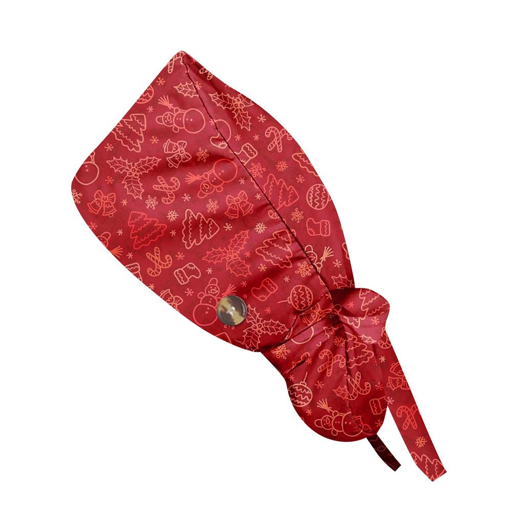 Модная рождественская рабочая кепка с принтом, повседневная женская кепка с хвостиком, кепка с повязкой, кепка Baotou